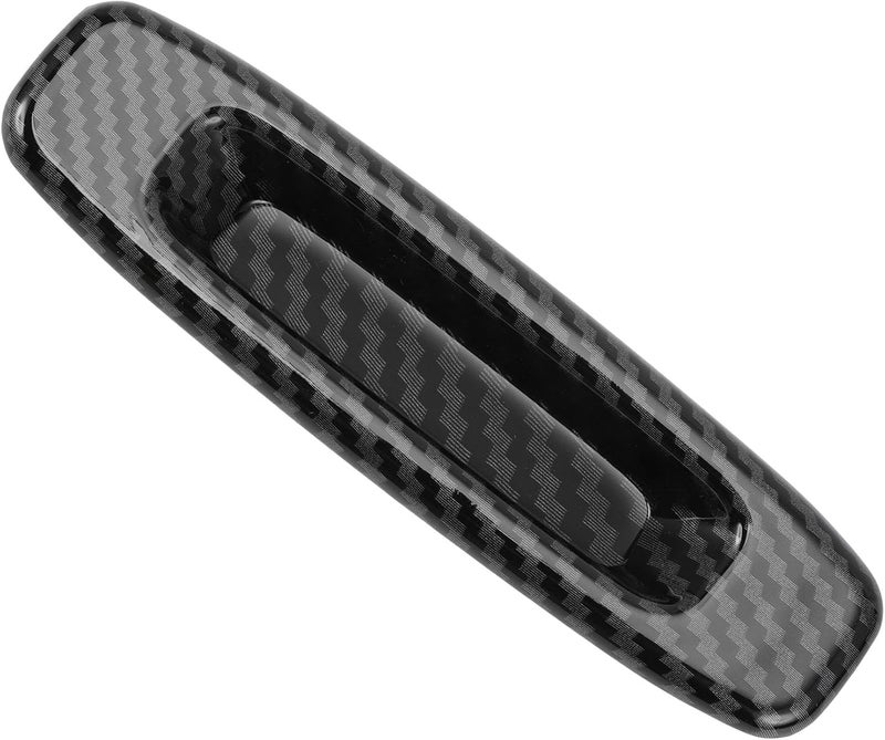 REPAIROCK 1 Pc Car Interior Roof Handle Cover Trim for Toyota Tundra 2014-2021 Sun Roof Handle Cover Trim Carbon Fiber Pattern ABS Black - Image 1